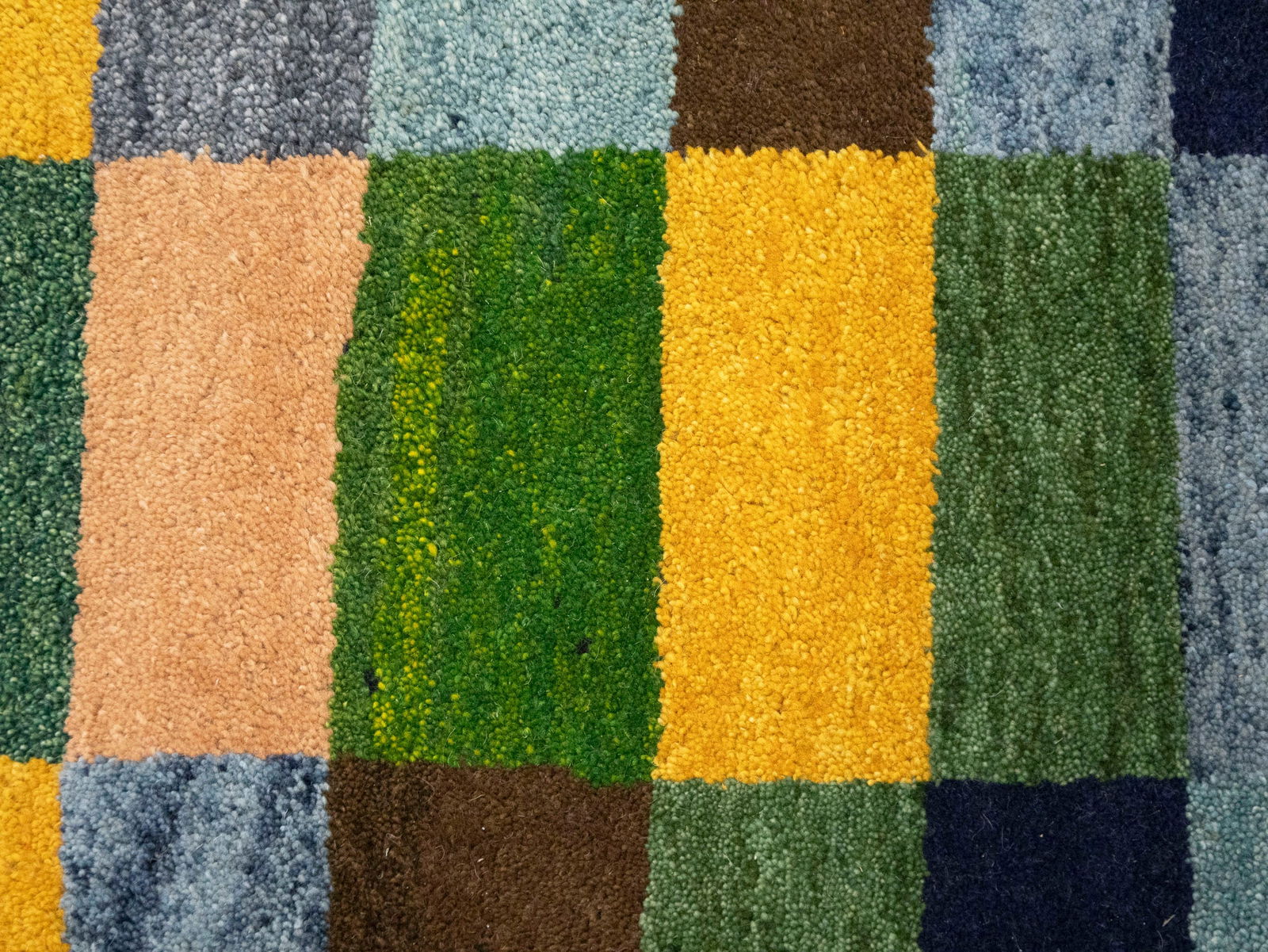 Multicolored Checkered Tribal 6X8 Indo-Gabbeh Oriental Rug - 7