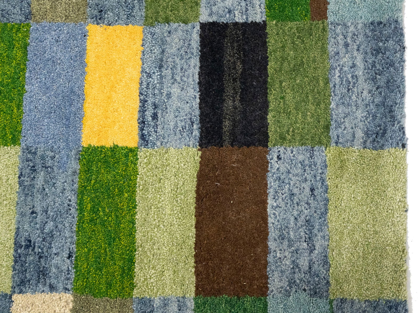 Multicolored Checkered Tribal 6X8 Indo-Gabbeh Oriental Rug - 9