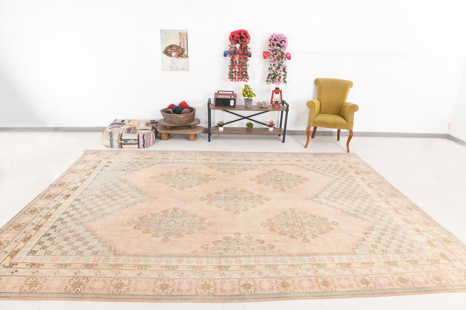 9'2'' x 12'7'' Turkish Handmade Kilim Rug - 24008 - 4