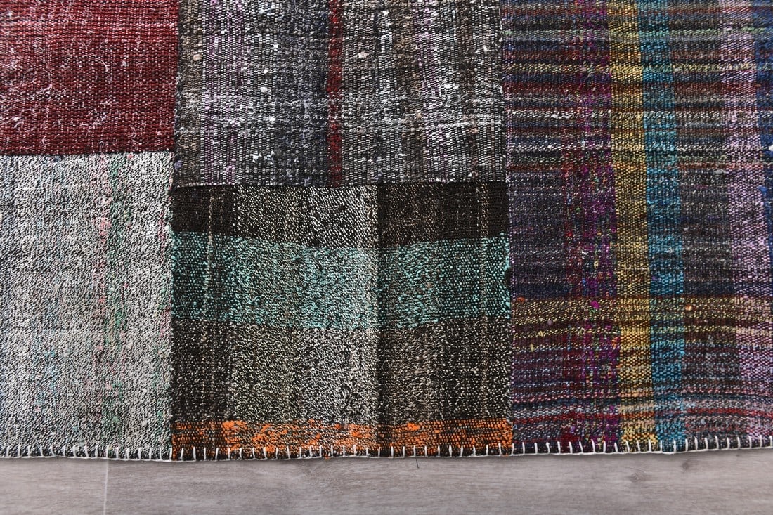 6'2'' x 8'2'' Turkish Flatweave Kilim Rug - 241700 - 9