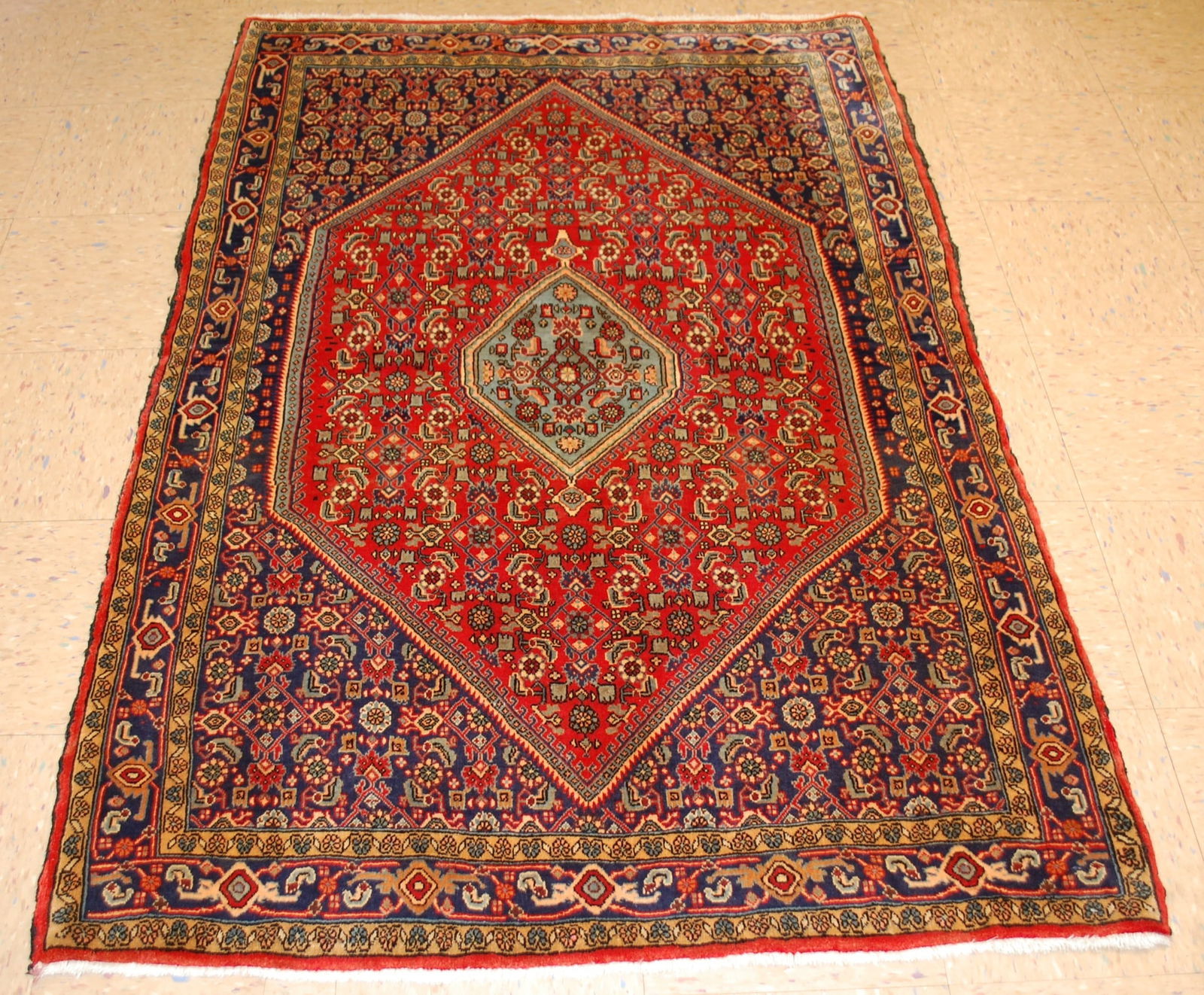 Persian BEJAR RUG 3'10" x 5'8" (1 of 17)
