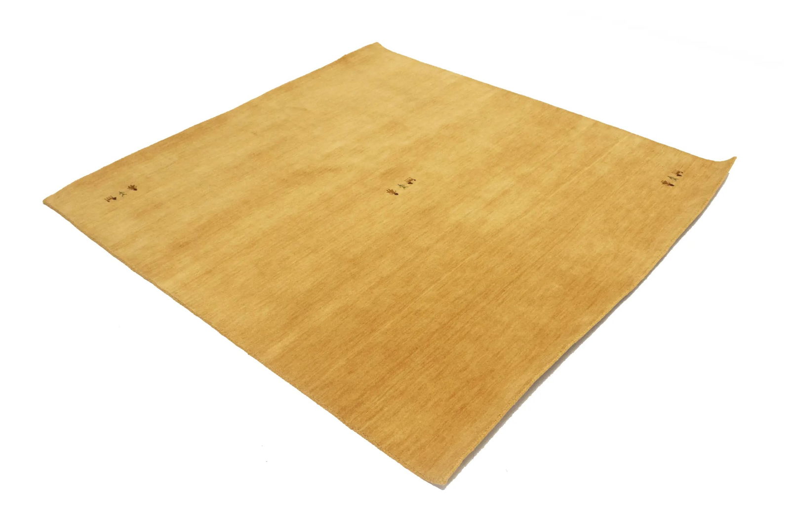 Golden Peach Tribal 6X6 Gabbeh Modern Square Rug - 4