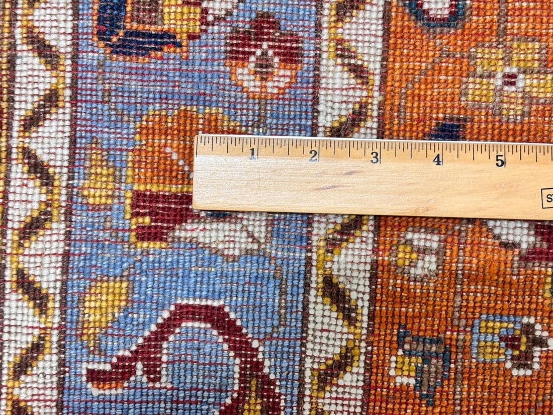 Hand-Knotted Caucasian Paisley Wool Tribal Oriental Area Rug Carpet 6' x 8'8" - 11