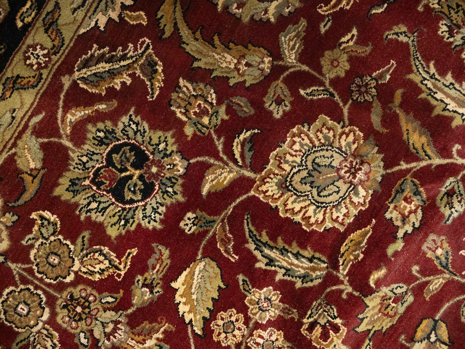 Red Floral Classic 9X12 Agra Jaipur Oriental Rug - 12