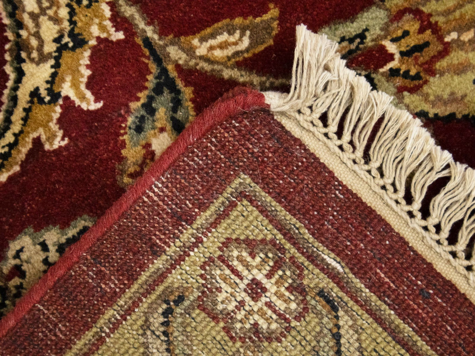 Red Floral Classic 9X12 Agra Jaipur Oriental Rug - 16