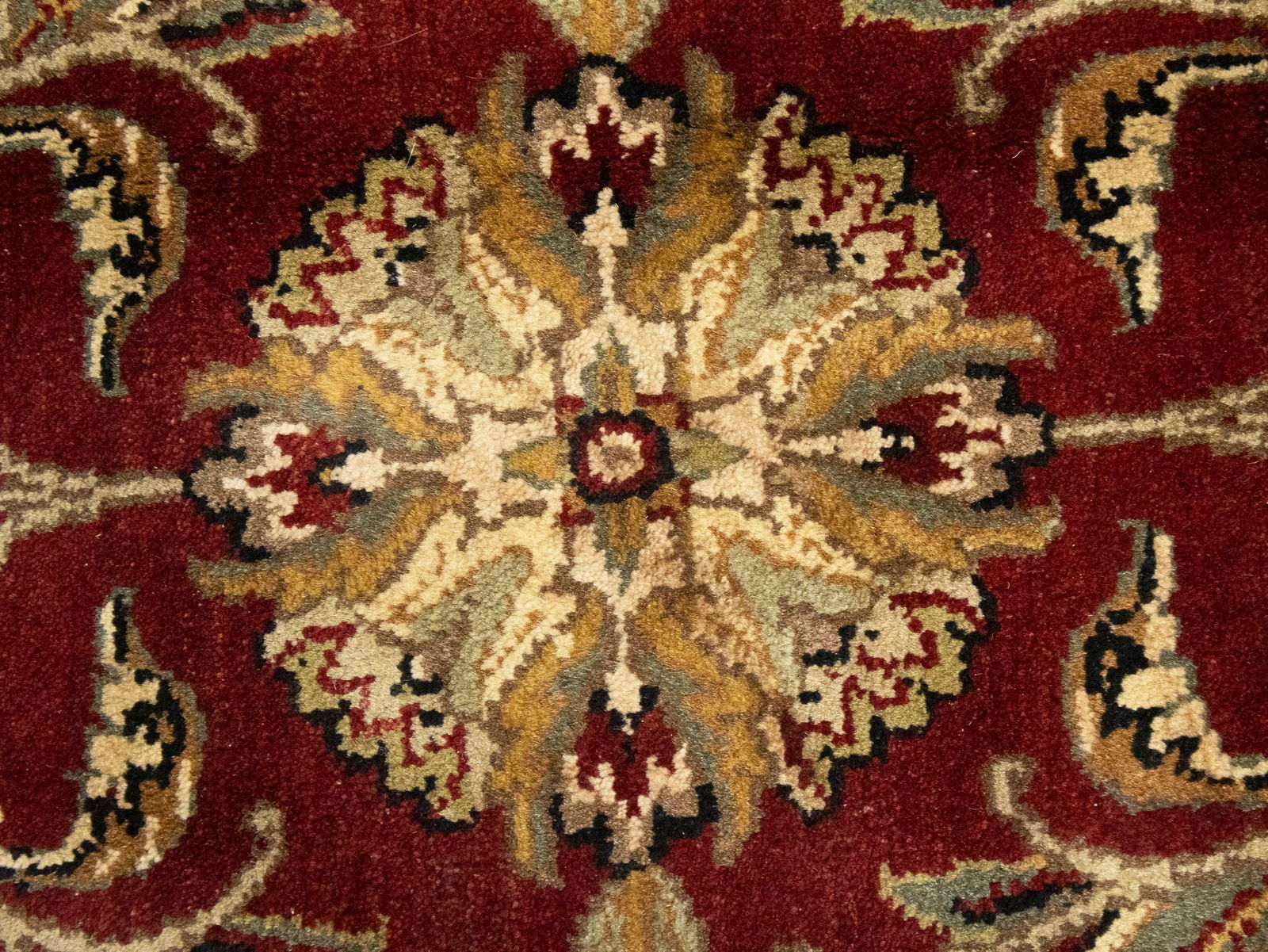 Red Floral Classic 9X12 Agra Jaipur Oriental Rug - 8