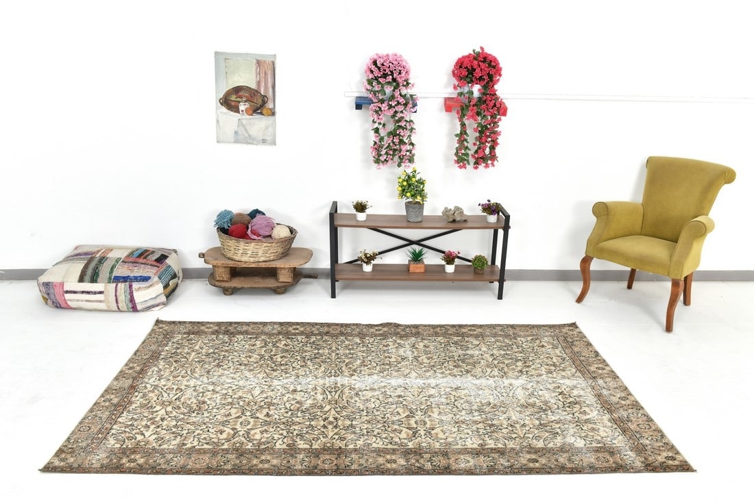 4'10'' x 8'6'' Turkish Handmade Kilim Rug - 24530 - 4