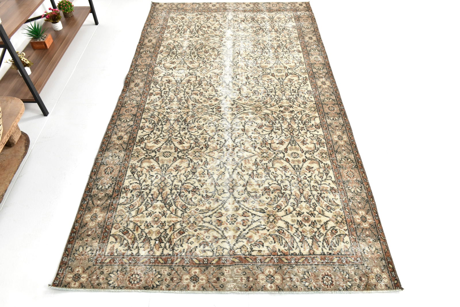4'10'' x 8'6'' Turkish Handmade Kilim Rug - 24530 - 7