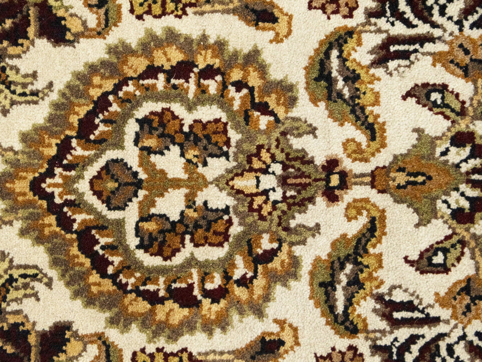 Cream Floral Classic 4X6 Agra Jaipur Oriental Rug - 11