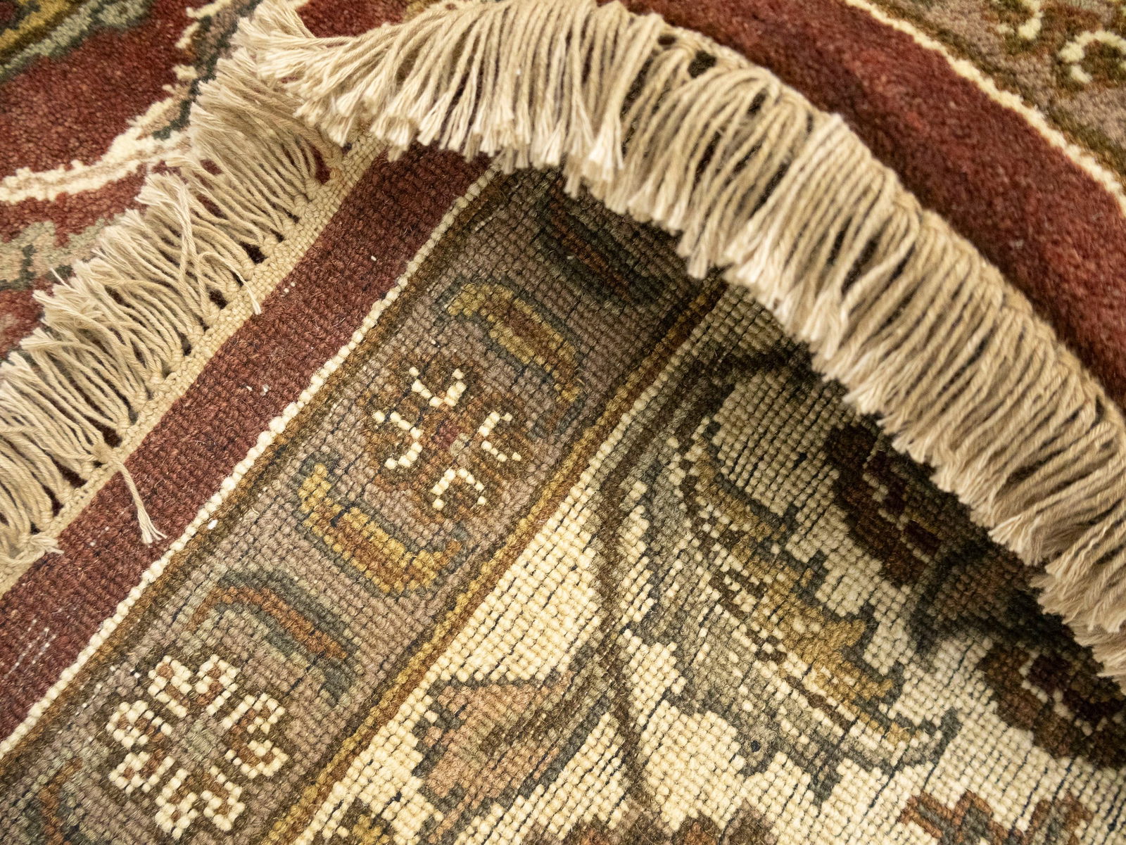 Red Floral Classic 9X12 Agra Jaipur Oriental Rug - 14