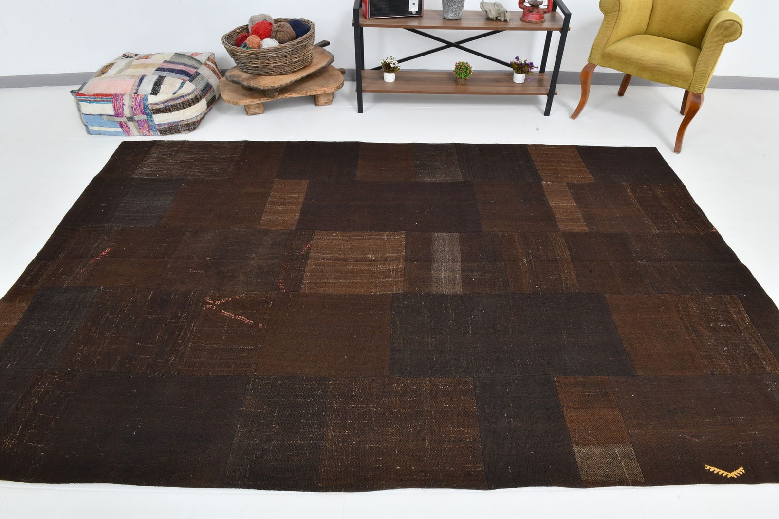 6'5'' x 9'8'' Turkish Flatweave Kilim Rug - 60724 - 6