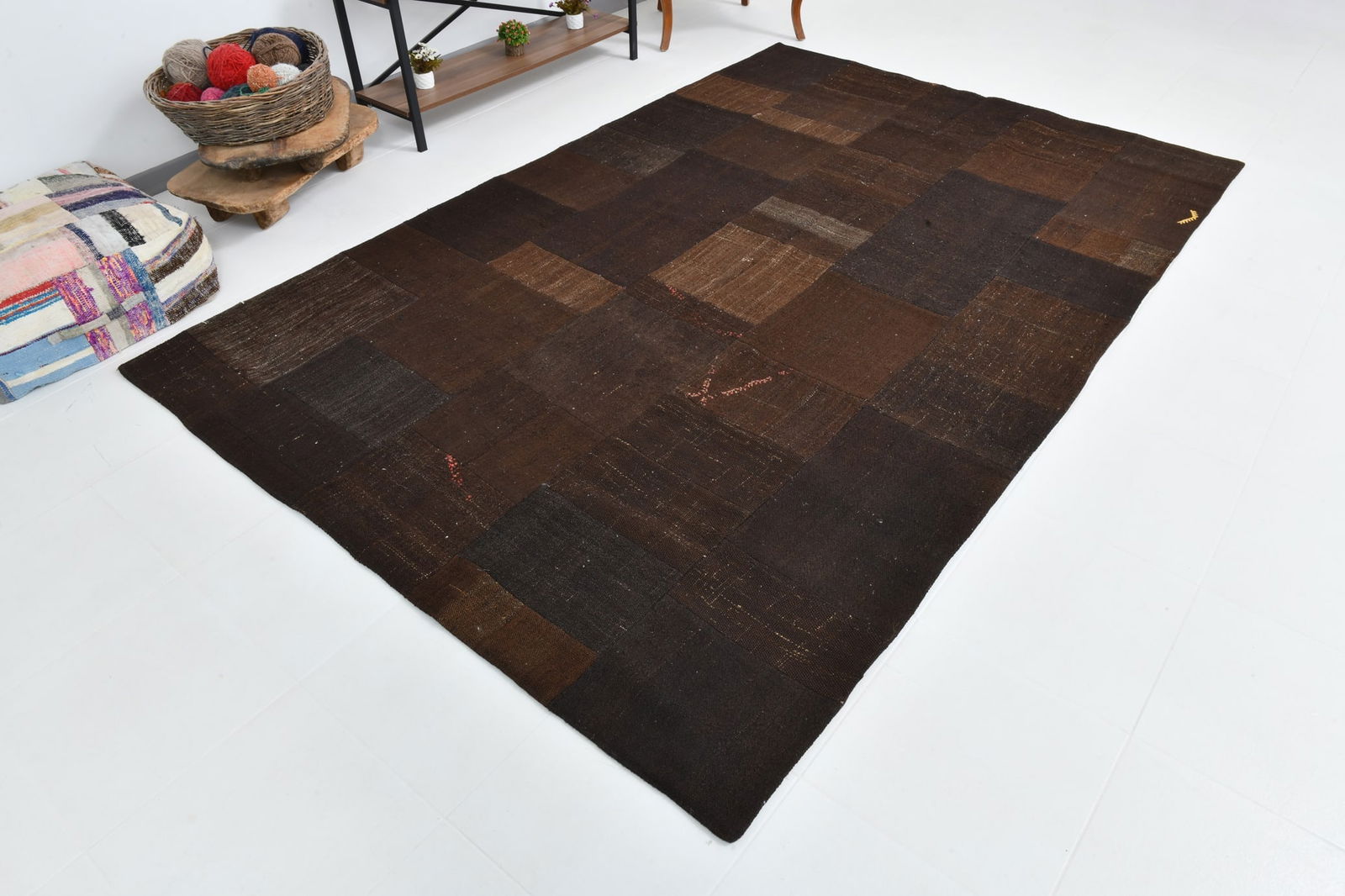 6'5'' x 9'8'' Turkish Flatweave Kilim Rug - 60724 - 7