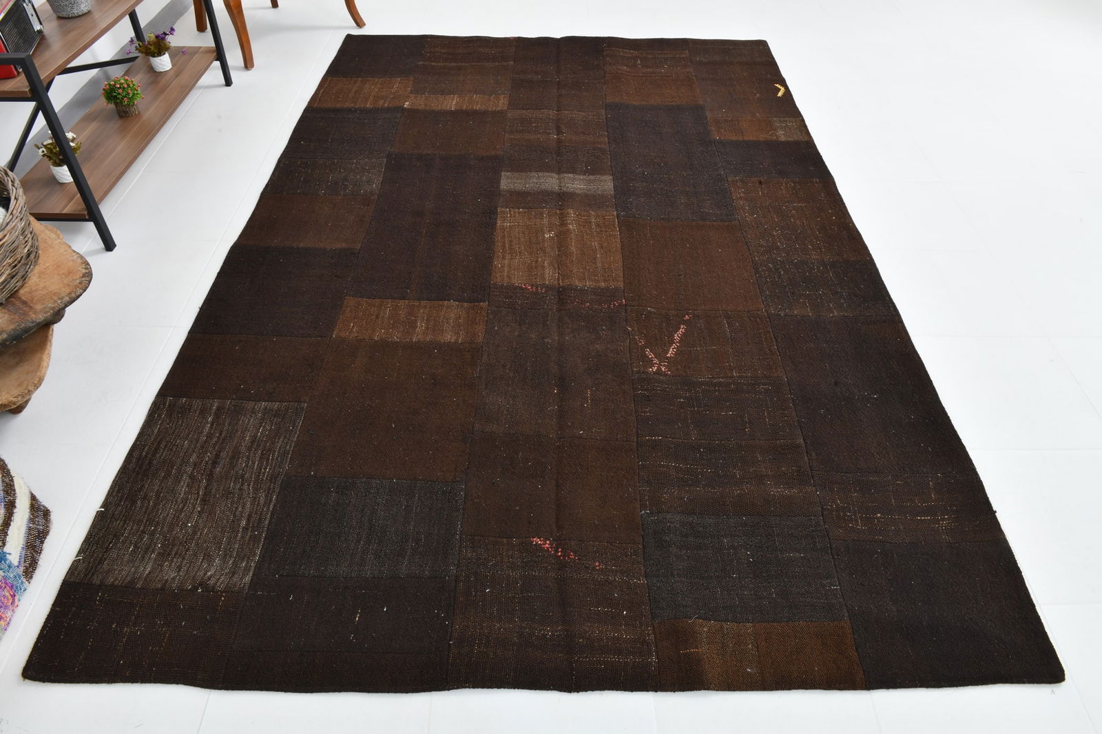 6'5'' x 9'8'' Turkish Flatweave Kilim Rug - 60724 - 8