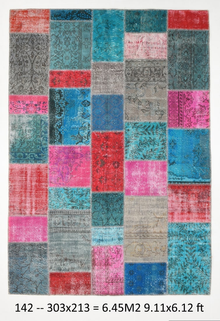 6'11'' x 9'11'' Turkish Handmade Kilim Rug - 142