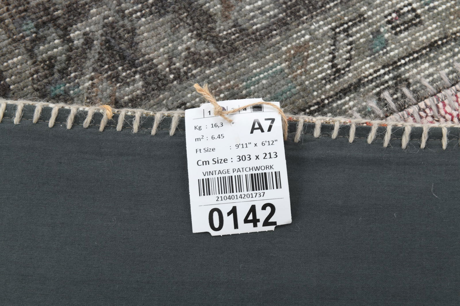 6'11'' x 9'11'' Turkish Handmade Kilim Rug - 142 - 20