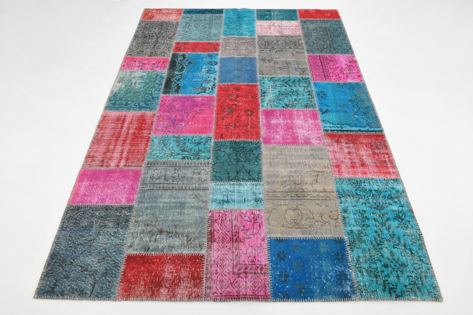 6'11'' x 9'11'' Turkish Handmade Kilim Rug - 142 - 2