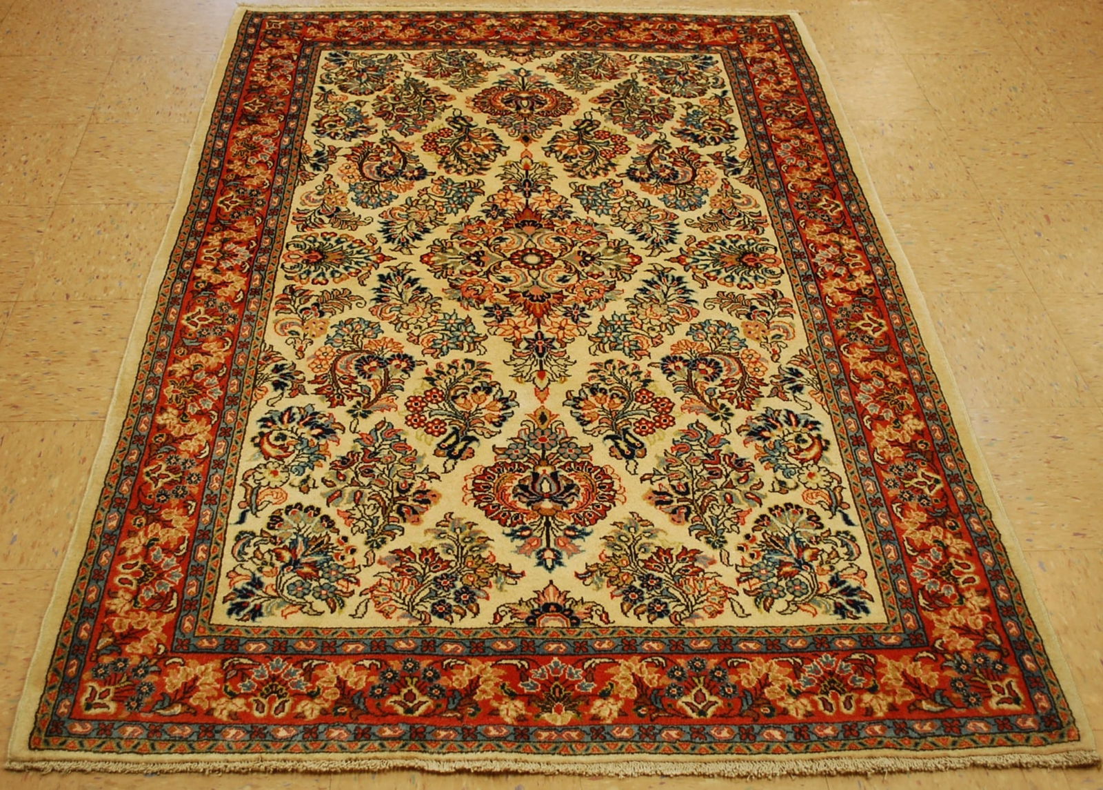 PERSIAN SARUK RUG 4.10x6.9 (1 of 11)