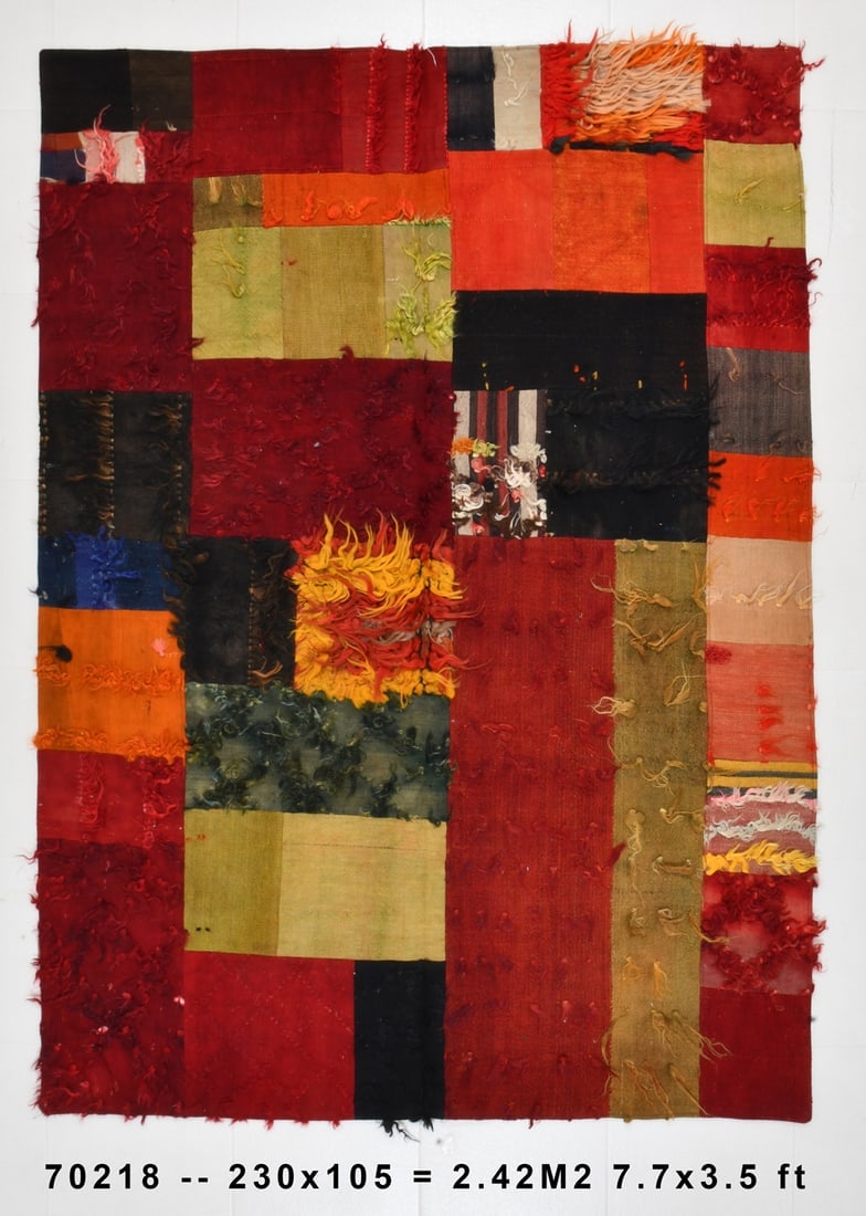 5'6'' x 7'6'' Tulu Filikli Kilim Rug - 70218