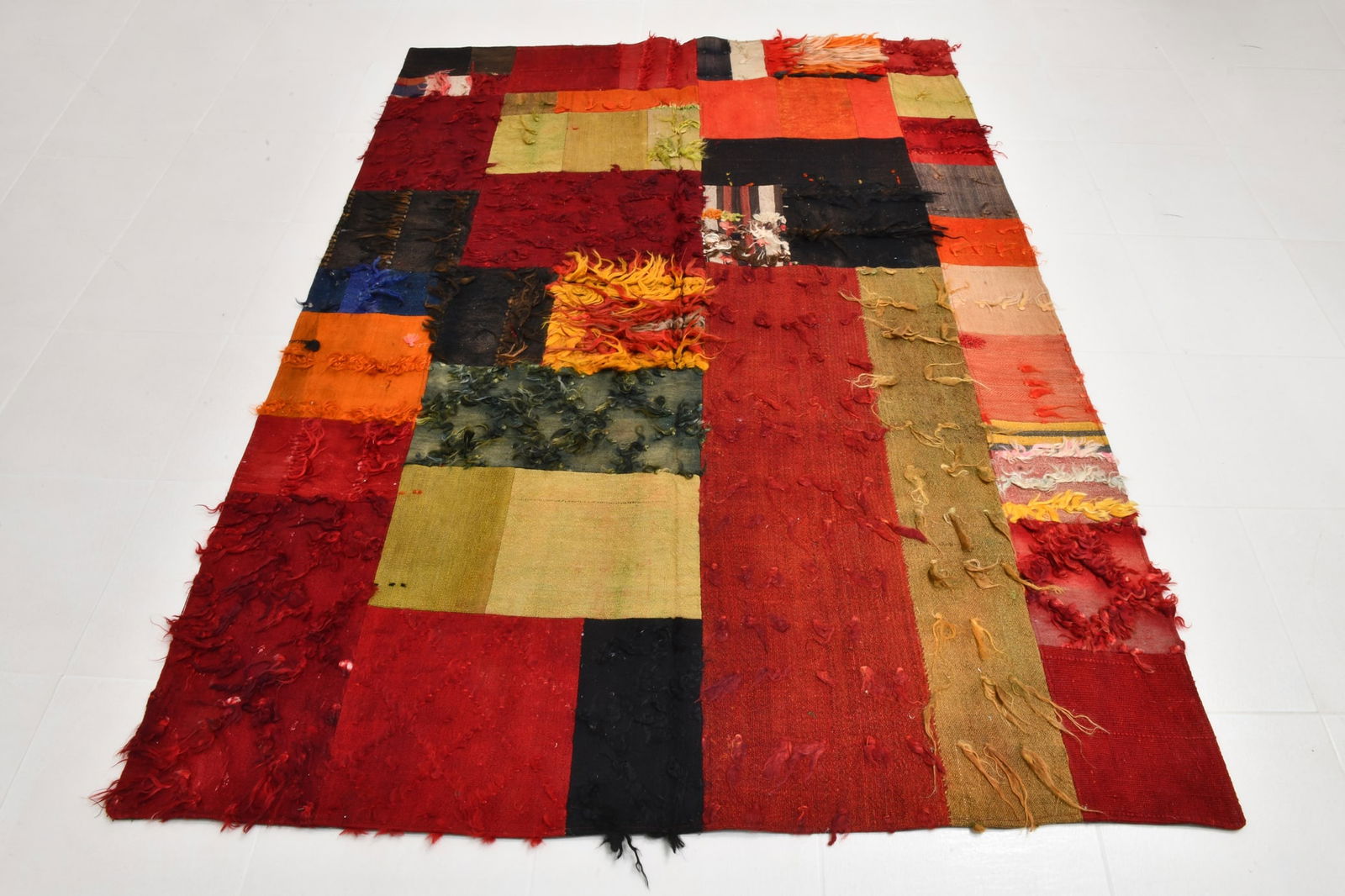 5'6'' x 7'6'' Tulu Filikli Kilim Rug - 70218 - 2