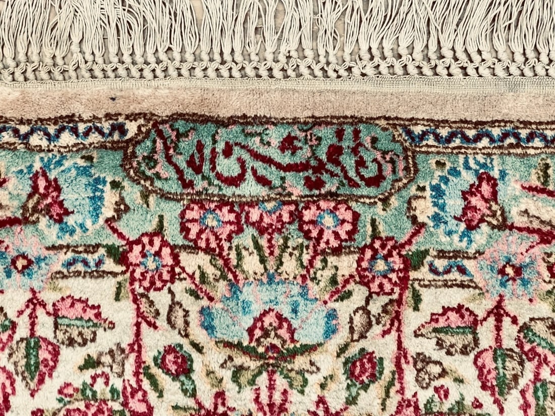 Persian Kerman Hand Knotted Semi-Antique Oriental Rug 9'9" x 12'3" - 9