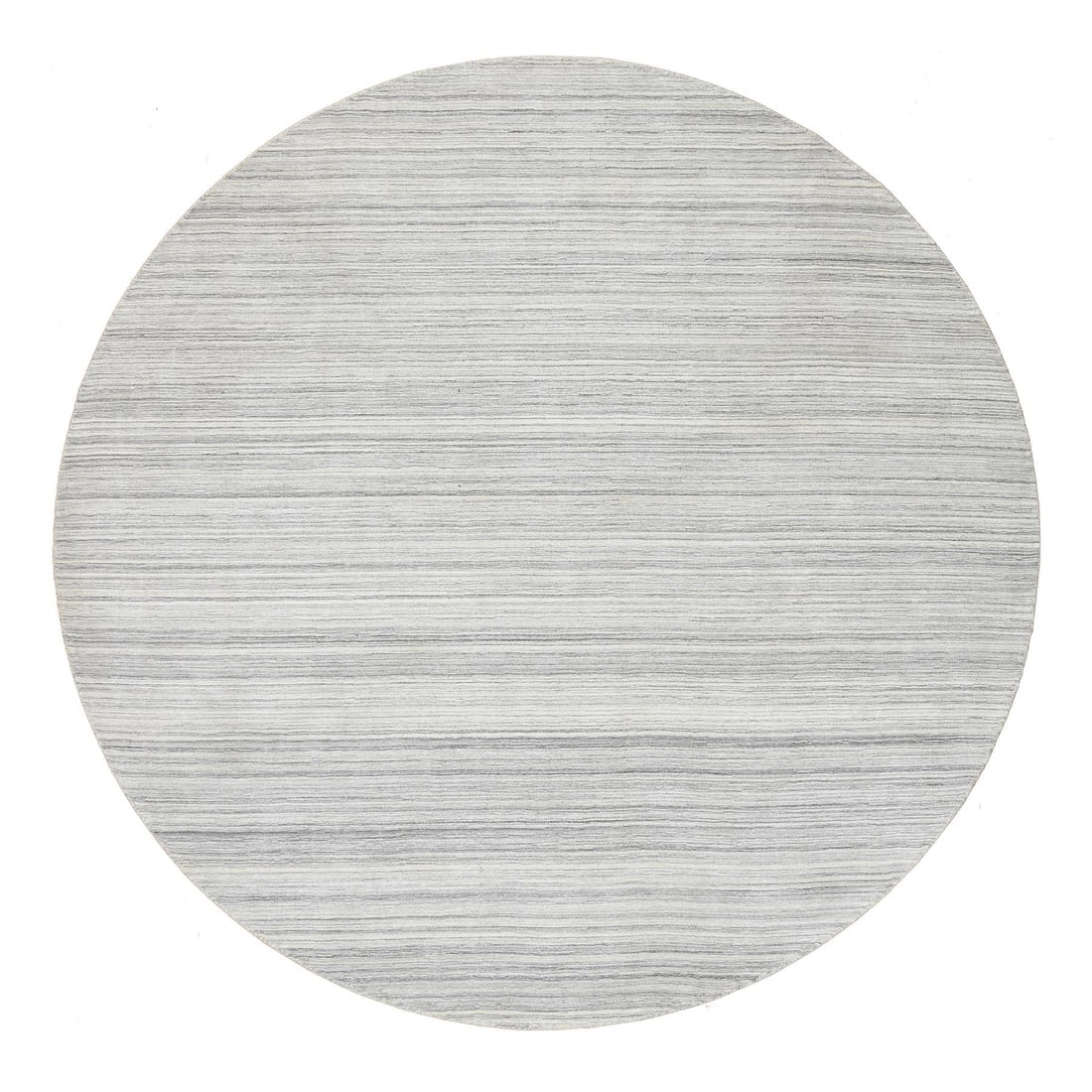 Gray, Hand Loomed Undyed Natural Wool, Modern Design Rug: Title: Gray, Hand Loomed Undyed Natural Wool, Modern Design Rug Description: This is a truly genuine one-of-a-kind. It has been Knotted for months and months in the centuries-old weaving craftsmanship