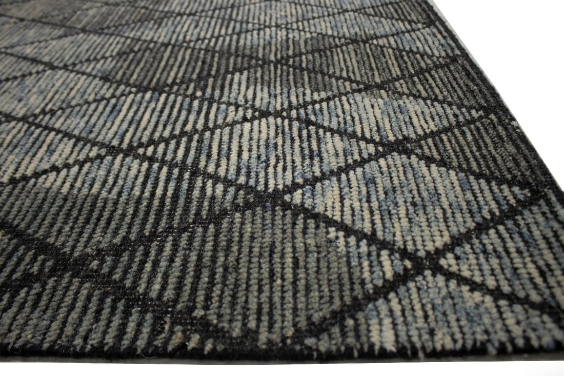 Multicolored Abstract 8X10 Oriental Modern Rug - 10