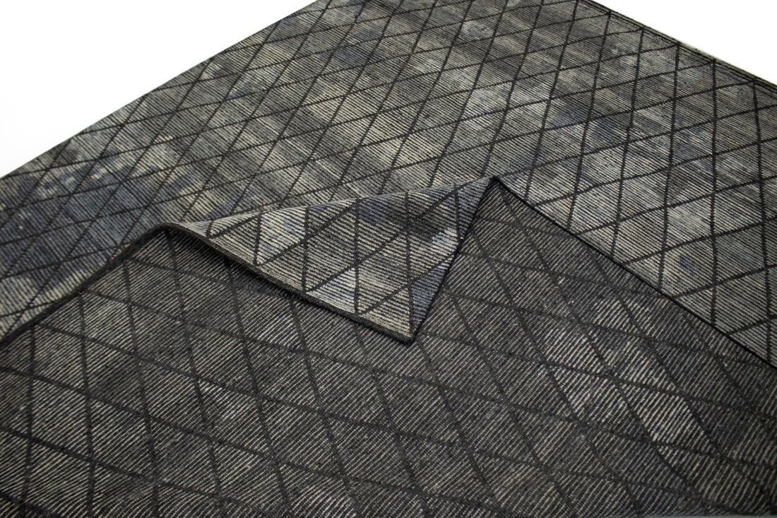 Multicolored Abstract 8X10 Oriental Modern Rug - 12