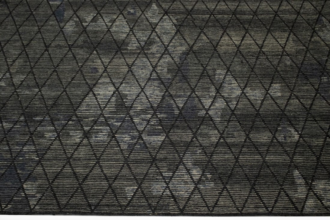 Multicolored Abstract 8X10 Oriental Modern Rug - 3