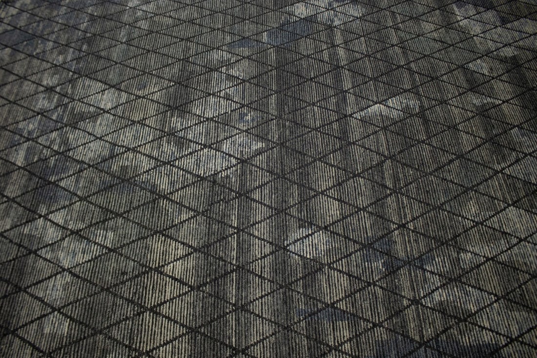 Multicolored Abstract 8X10 Oriental Modern Rug - 6