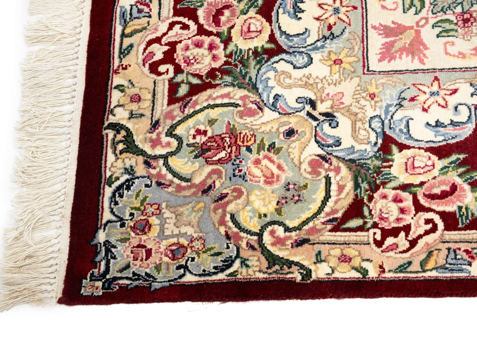 Charcoal Floral Classic 6X10 Royal Tabriz Oriental Rug - 7