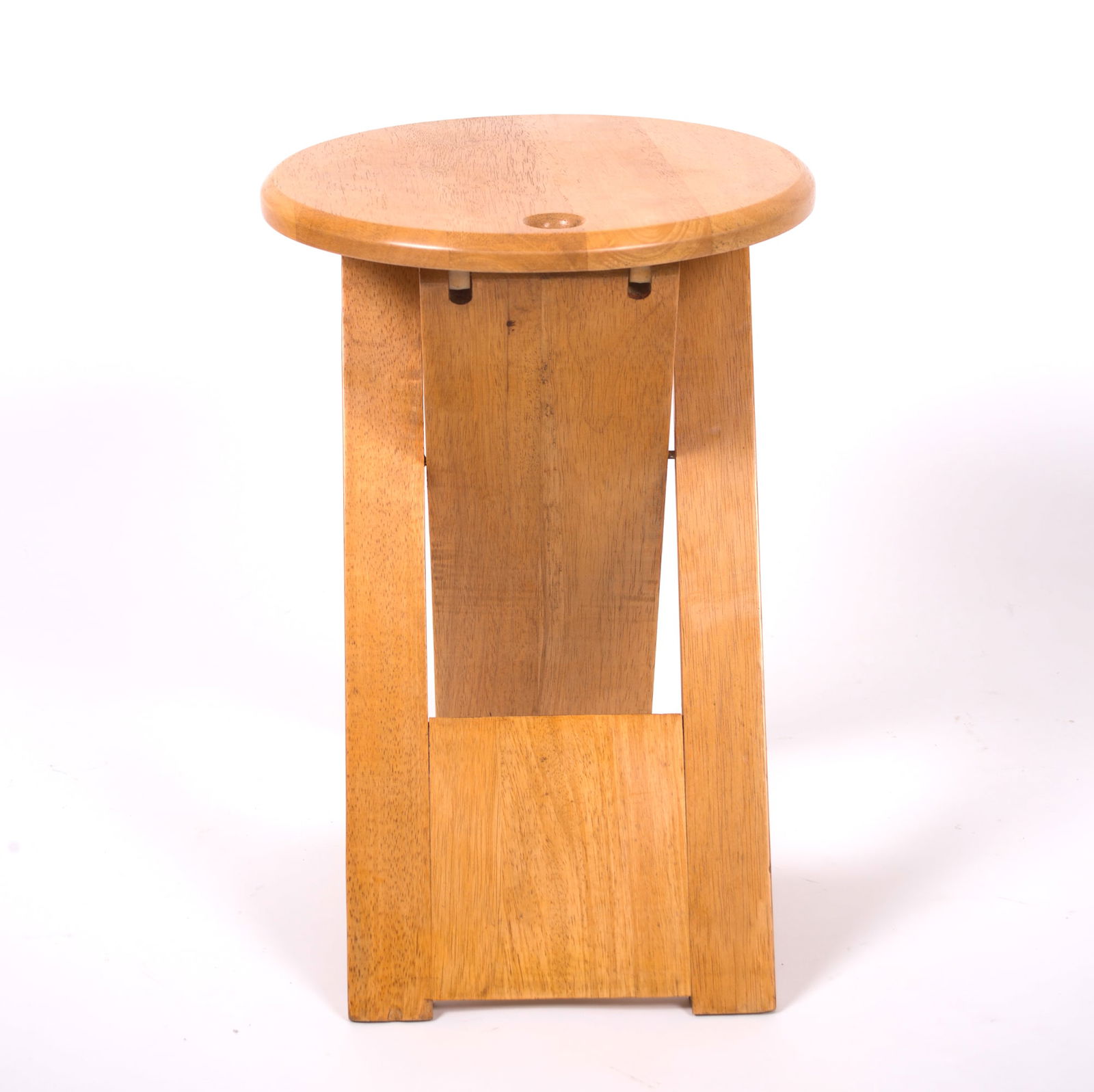 Mid century pine folding stools by Roger Talon - 2