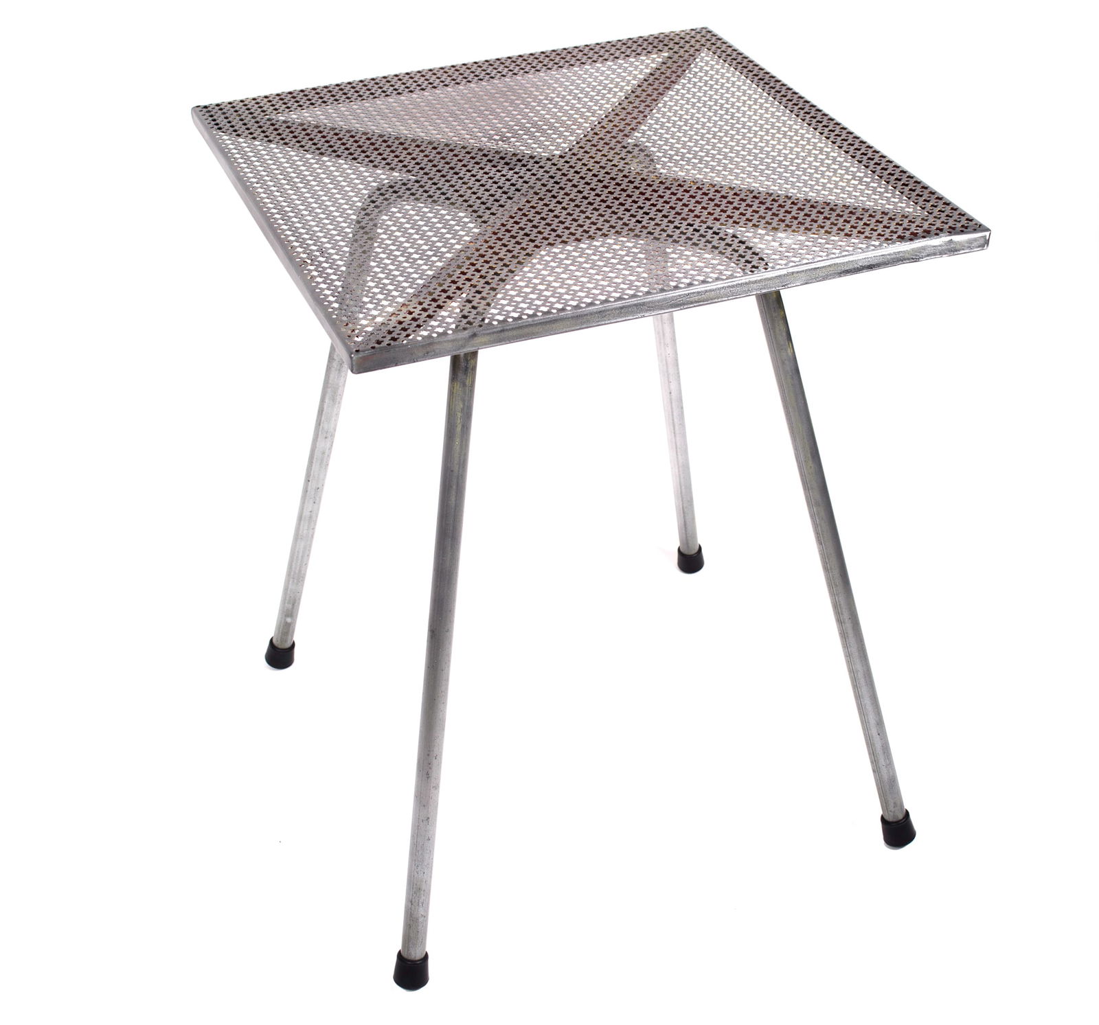 FRENCH MODERNIST bistro table MATEGOT Mid century: Title: FRENCH MODERNIST bistro table MATEGOT Mid century Description: Embark on a journey through French modernist design with this captivating trolley crafted in the 1950s by the legendary Mathieu Ma