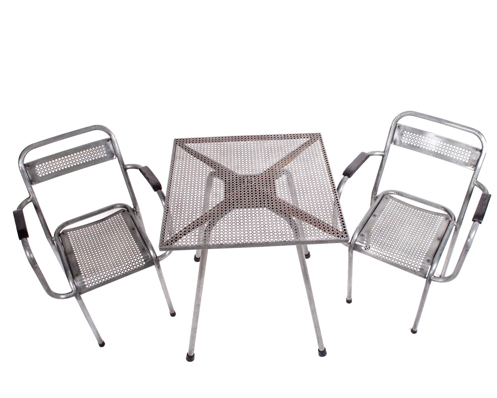 FRENCH MODERNIST bistro table MATEGOT Mid century - 5