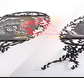 French mid century tiles coffee table Jean Lurcat signed: Title: French mid century tiles coffee table Jean Lurcat signed Description: French mid century tiles coffee table Jean Lurcat signed French Mid century coffee table with tile hand painted and created