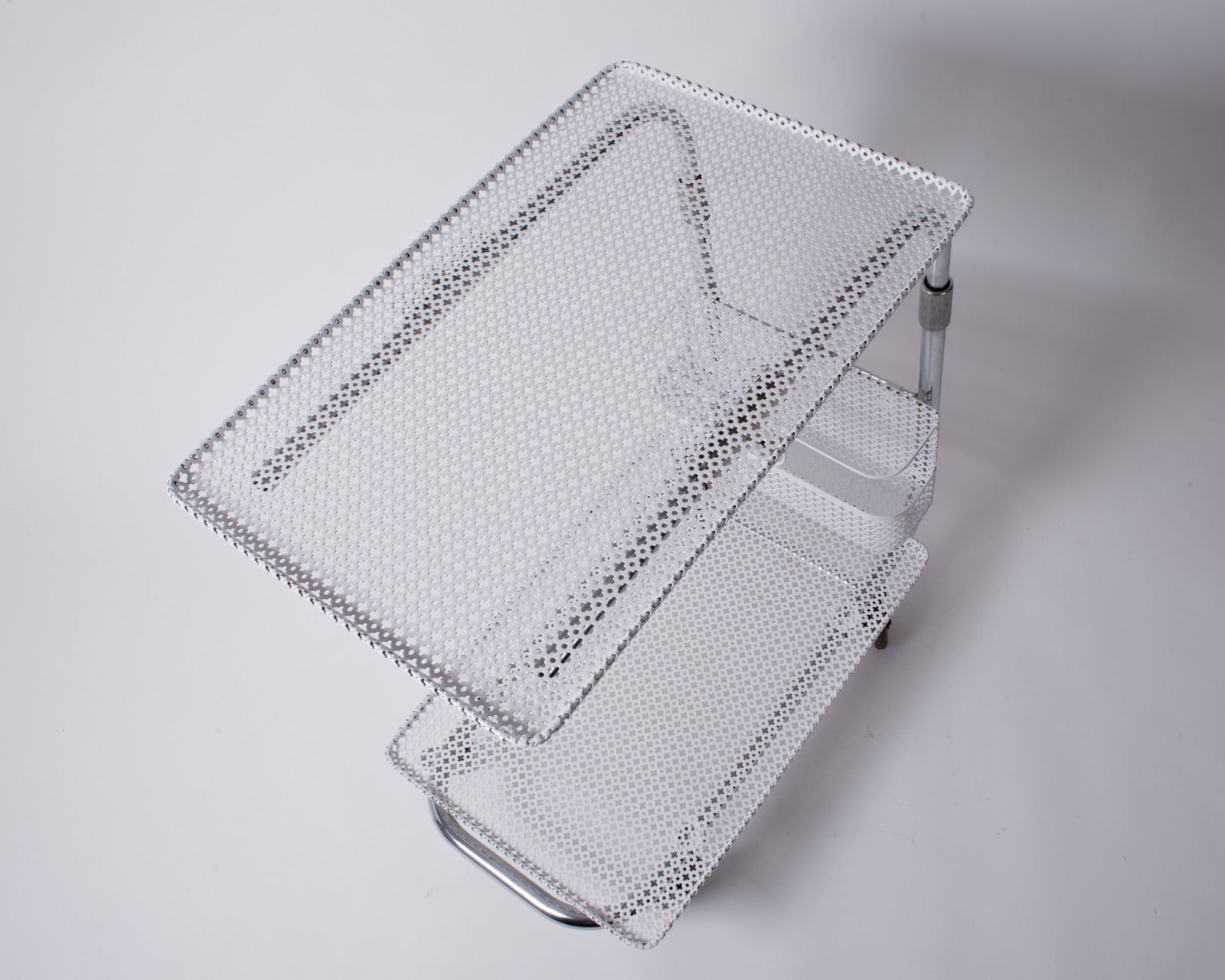 French mid century rolling cart trolley Mategot - 2