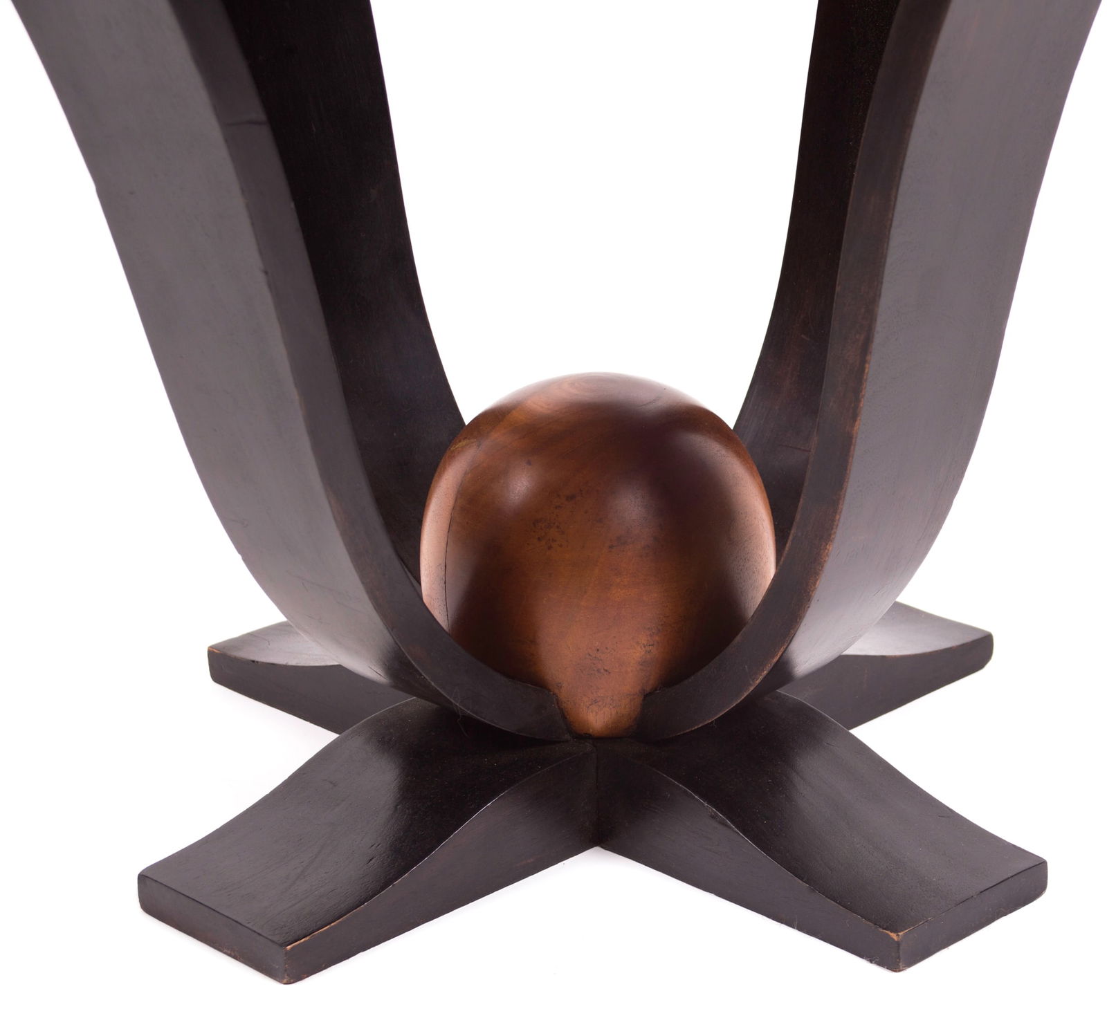 FRENCH ART DECO SIDETABLE DOMINIQUE with ball insert - 4