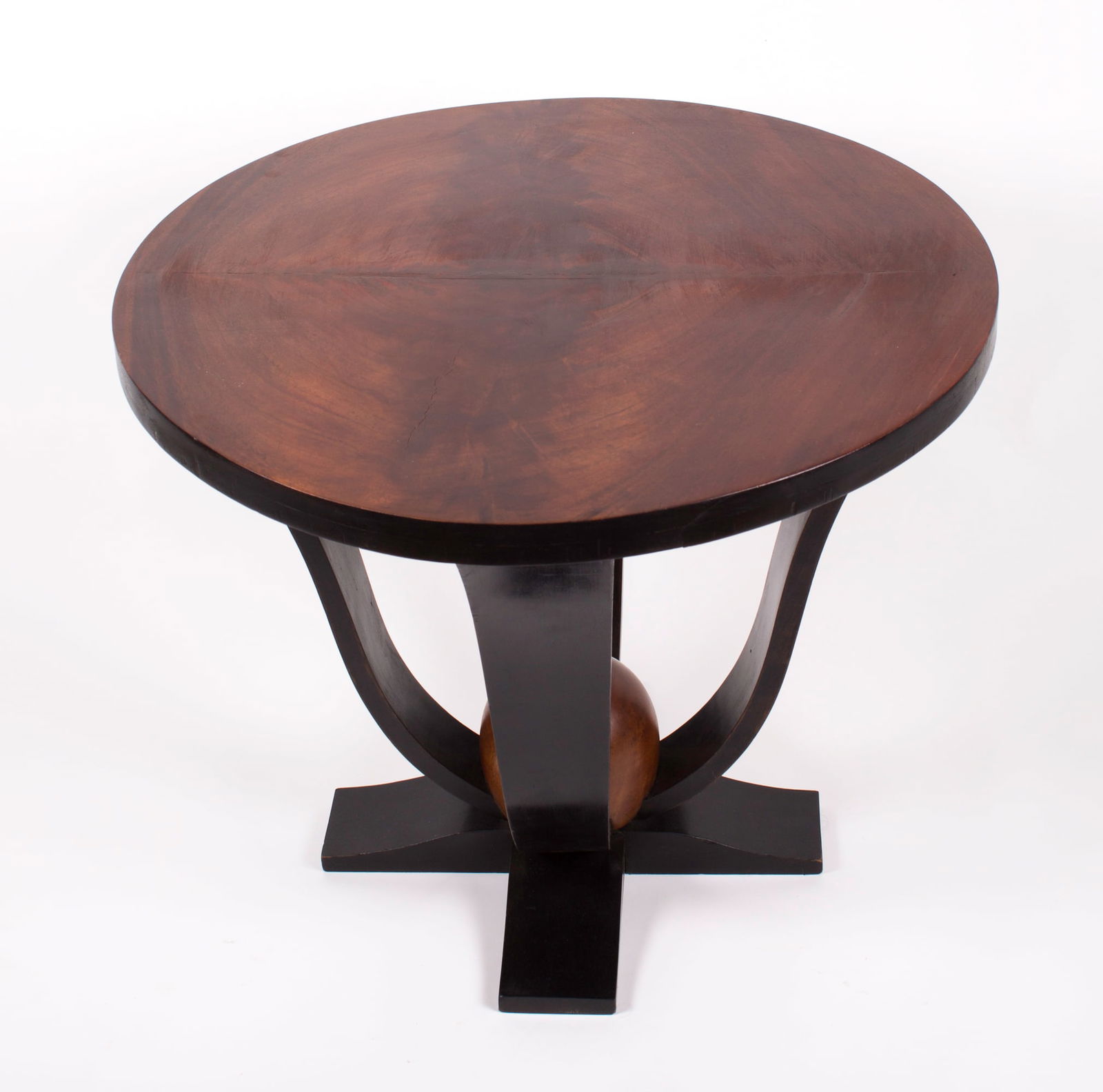 FRENCH ART DECO SIDETABLE DOMINIQUE with ball insert - 7