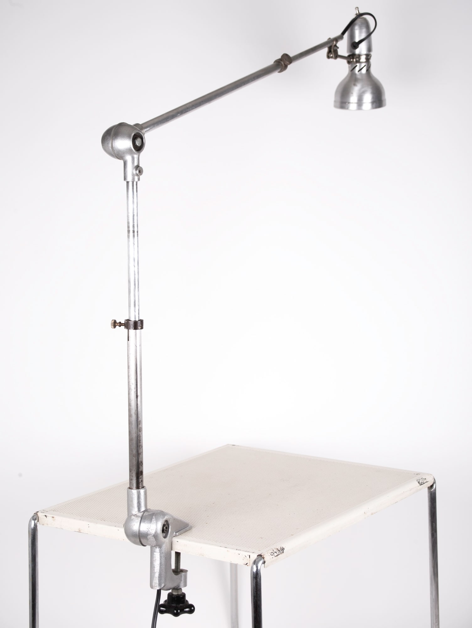 FRENCH INDUSTRIAL MODERNIST TASK LAMP LUMINA clamp - 2