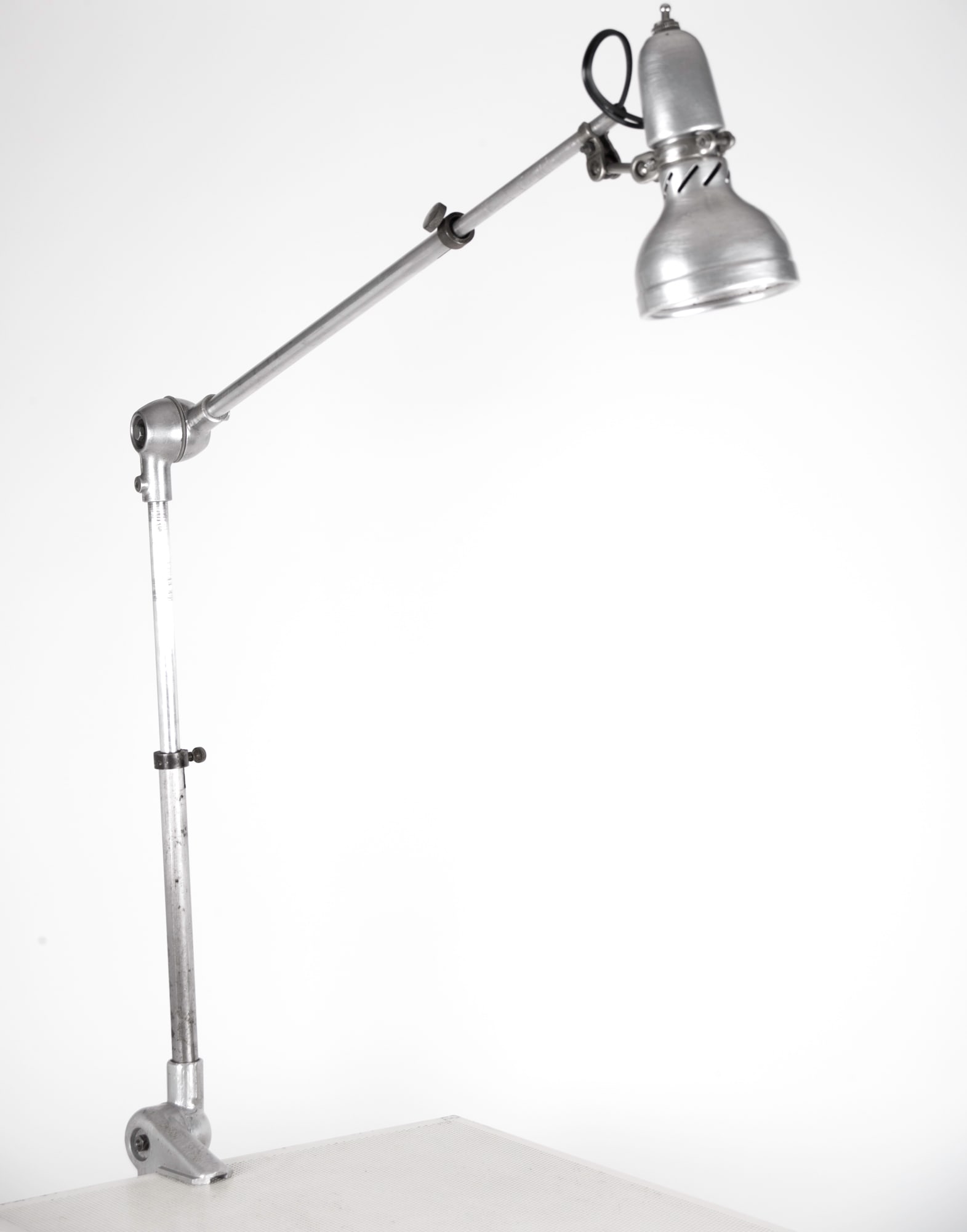 FRENCH INDUSTRIAL MODERNIST TASK LAMP LUMINA clamp - 3