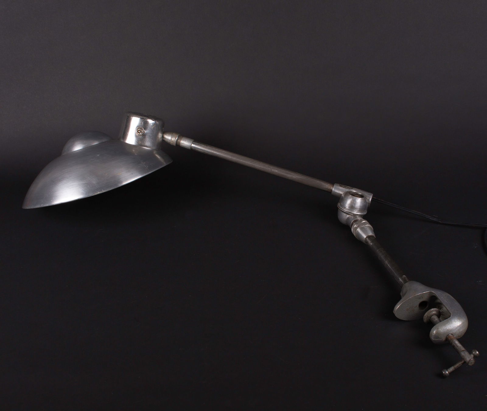 French modernist mid century industrial task lamp Ferdinand Solere - 7