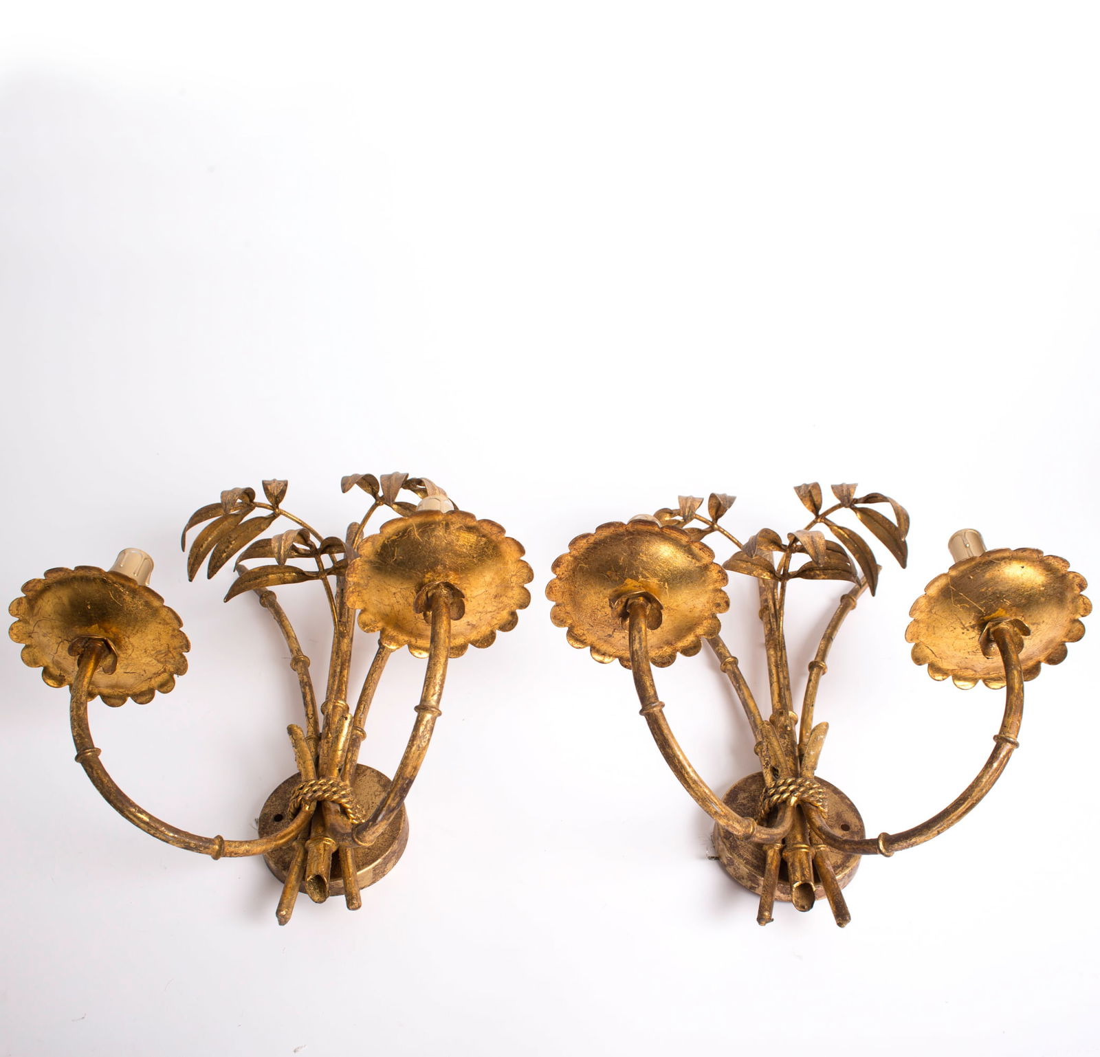 3 Sconces maison Charles Hans Kogl mid century - 7