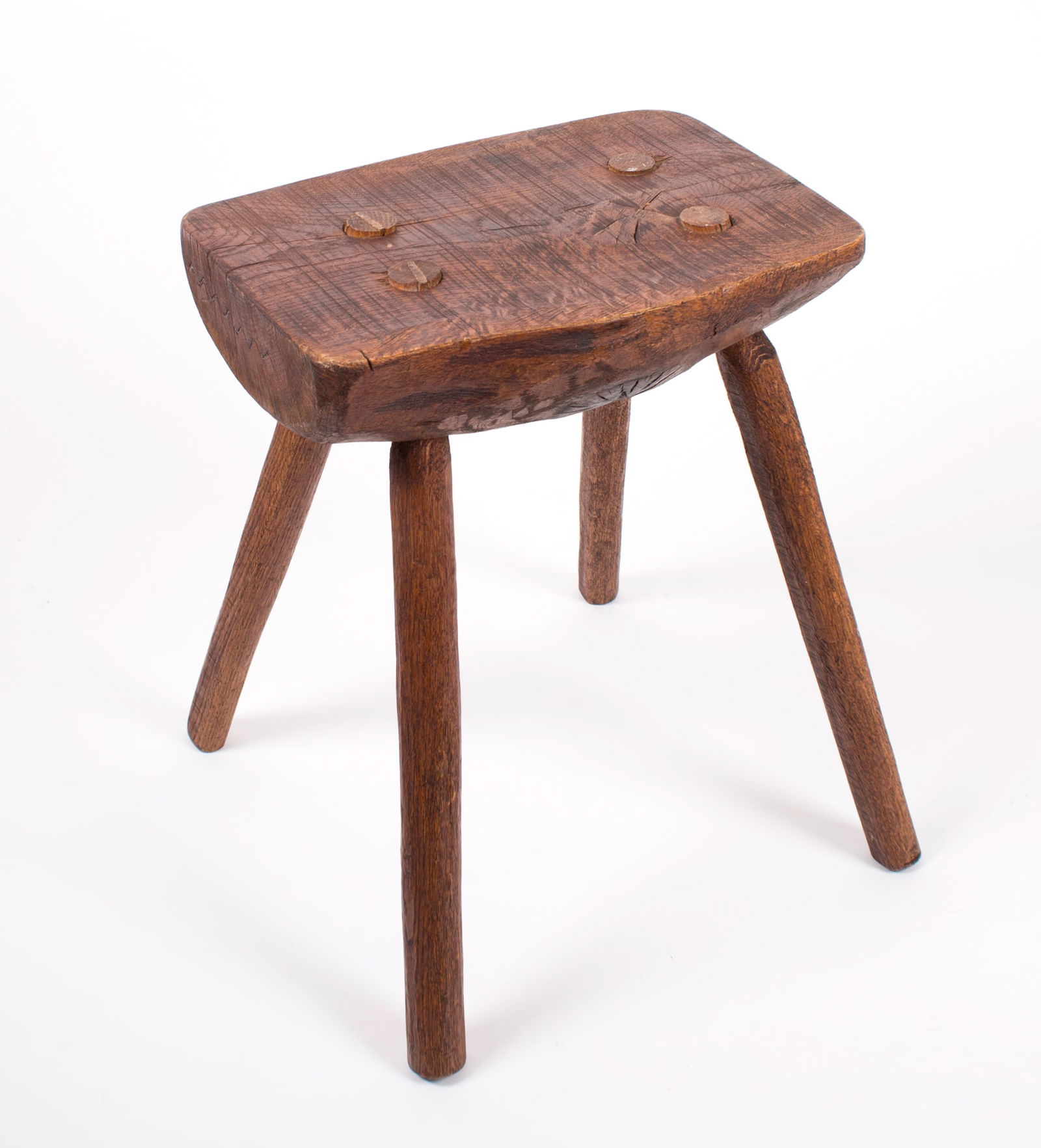 French Mid century stool Marolles rustic alpine pointed feet: Title: French Mid century stool Marolles rustic alpine pointed feet Description: French rustic footstool are a great choice for anyone to use as stand , side table and footstool in tight places The fu