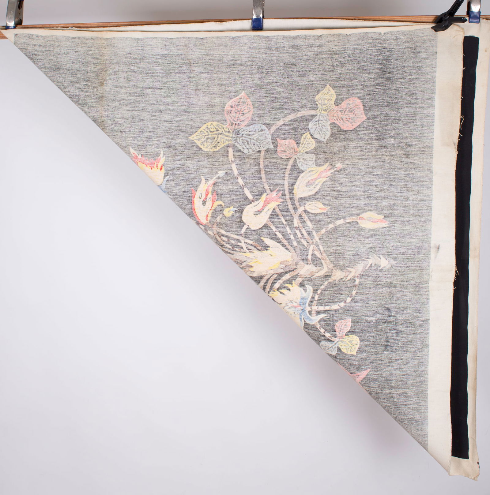 FRENCH silkscreen TAPESTRY JEAN Lurcat MODERNIST COROT - 3