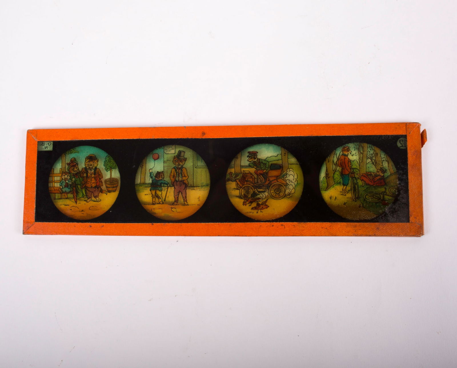 German magic Lantern Gebrüder Bing 1880 GBN - 8