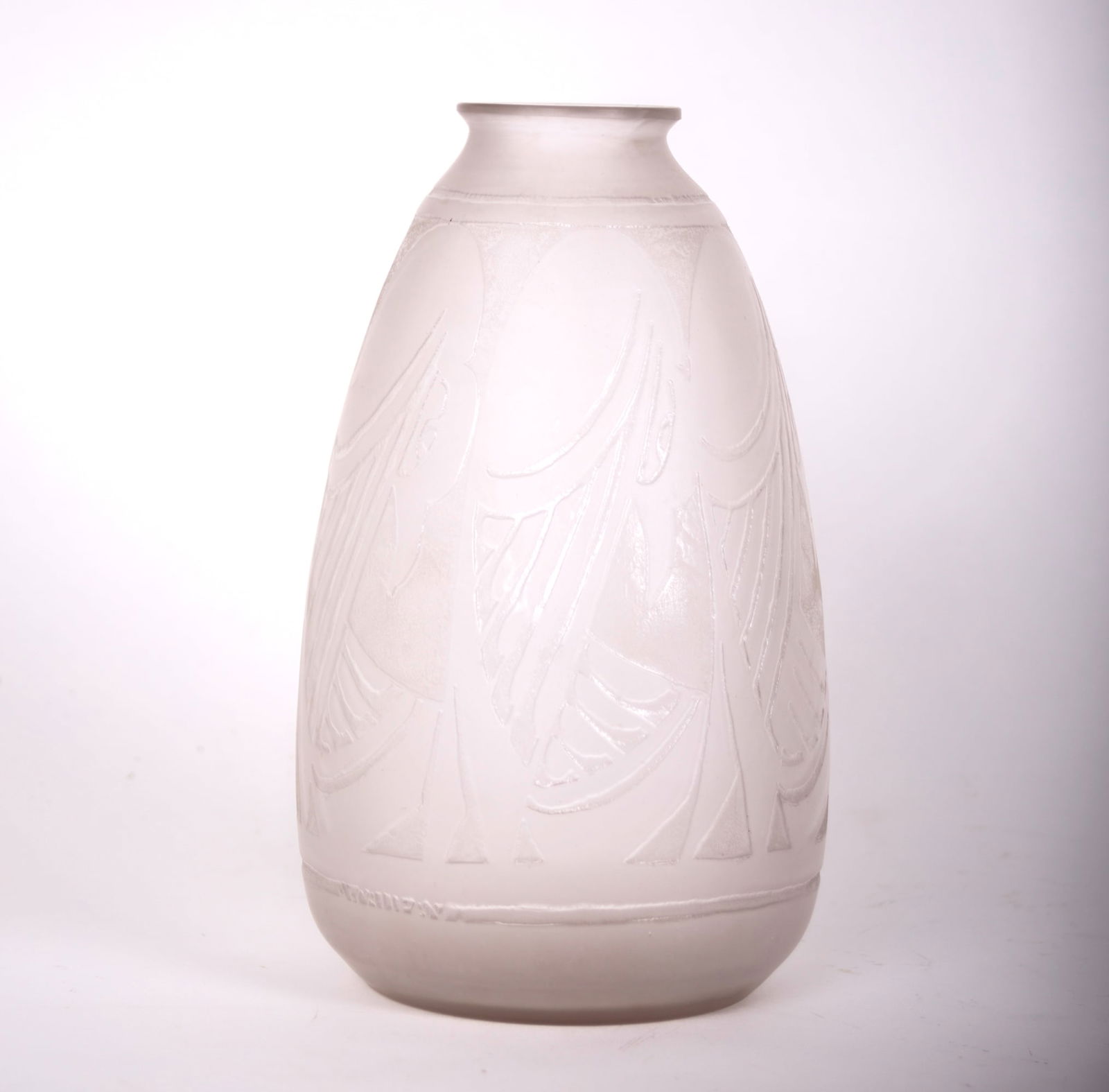 French Art deco D'Avesn vase signed - 2