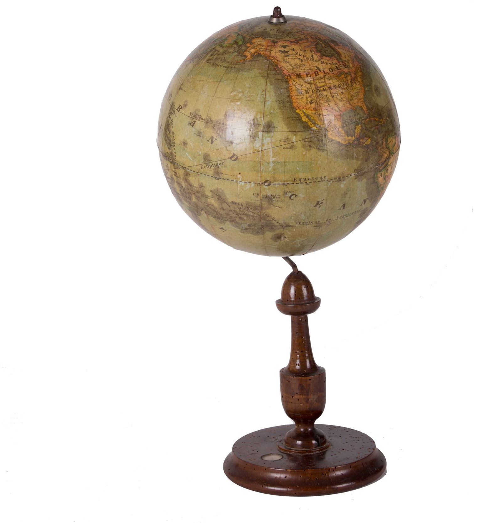 Abel Klinger 9 inches terrestrial globe 1850 French edition: Title: Abel Klinger 9 inches terrestrial globe 1850 French edition Description: Undated globe published in Nuremberg by the descendants of Johann Georg Klinger. Klinger introduced globe making in