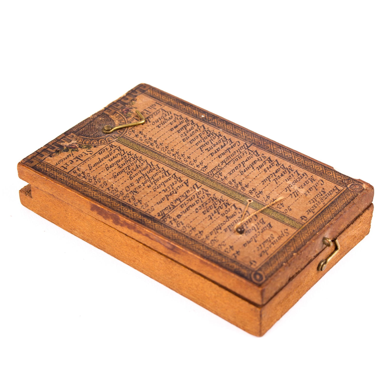 Diptych Sundial & Compass by Beringer 18th . - 2