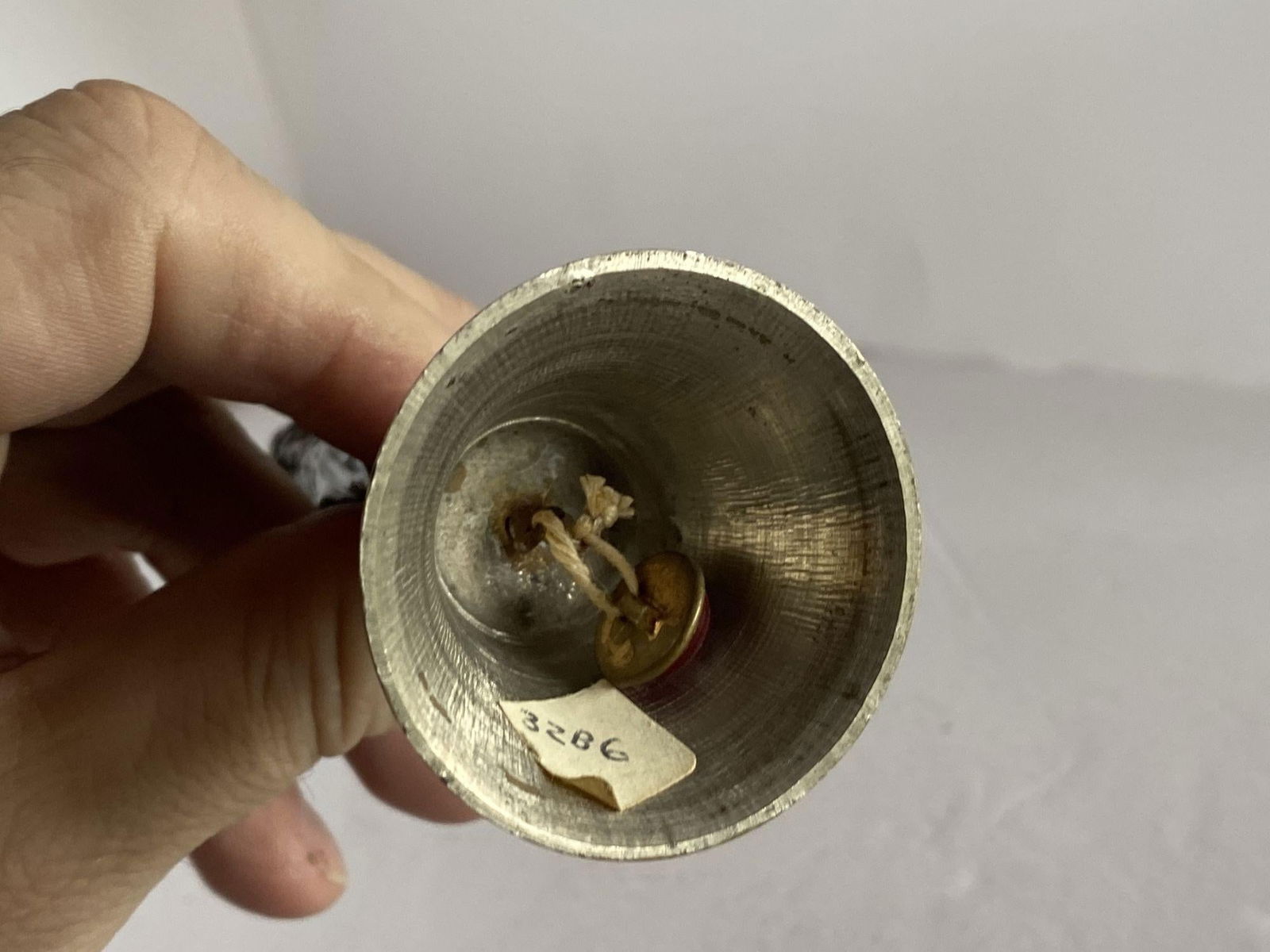 Sterling Silver Figural Female Desktop Servant Bell, Circa 1900 - 5