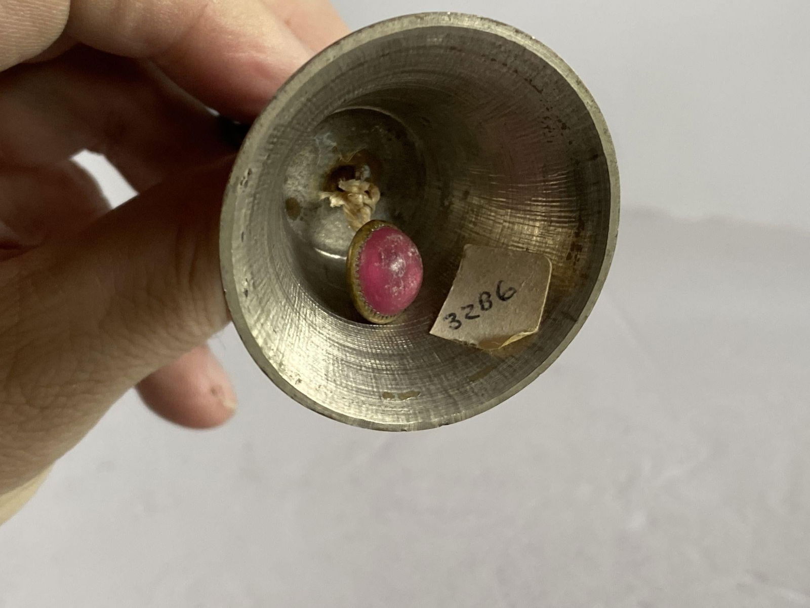 Sterling Silver Figural Female Desktop Servant Bell, Circa 1900 - 6