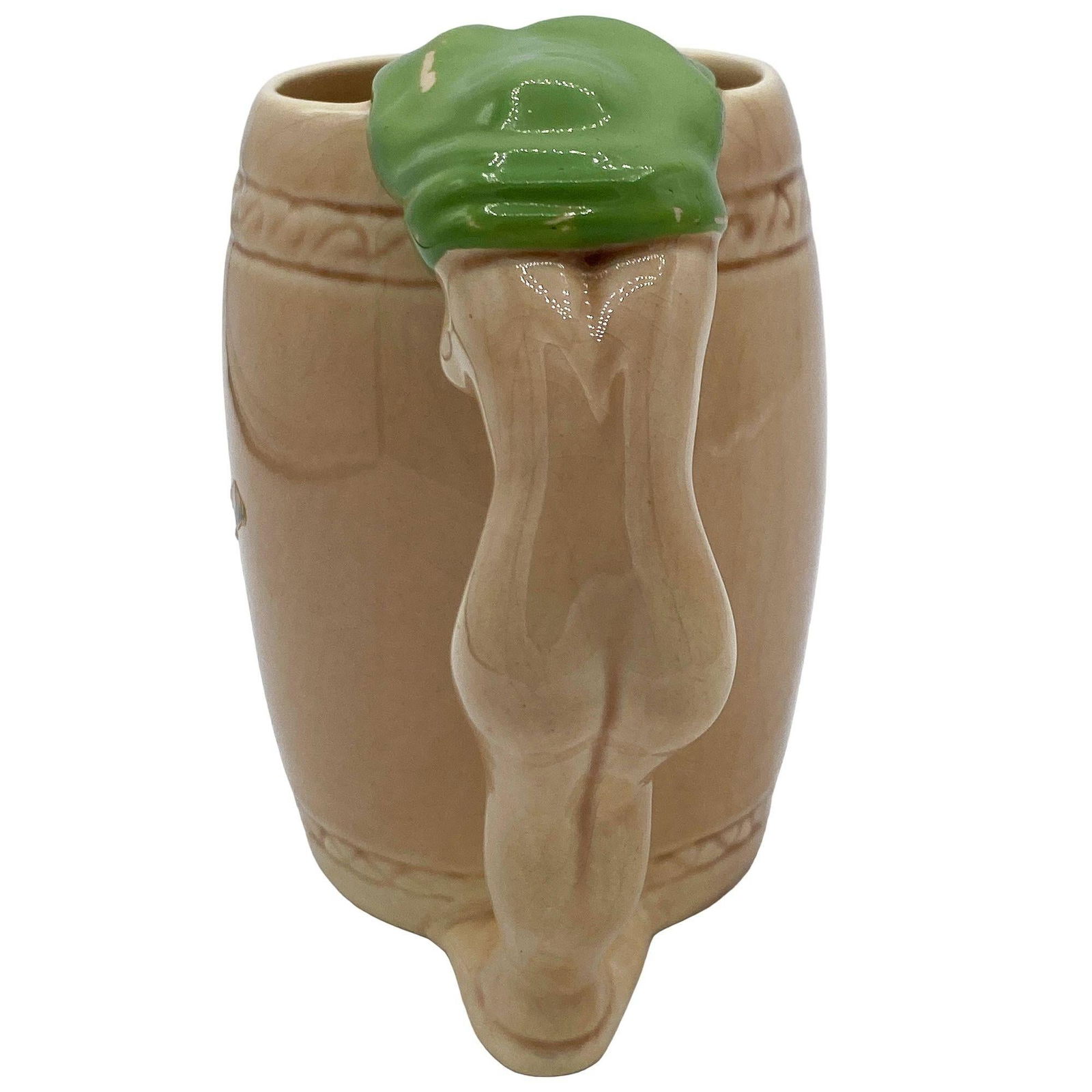 Set of Three "Strip Tease- Eye Appeal" Ceramic Barware Mugs by Dorothy Kindell - 5